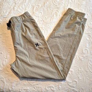 Hurley boys size XL 13-15 year H20 Dri twill light weight jogger style pants EUC